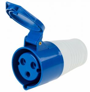 РОЗЕТКА 220В 223 ПЕРЕНОСНАЯ 32А IP44 2Р+РЕ TDM