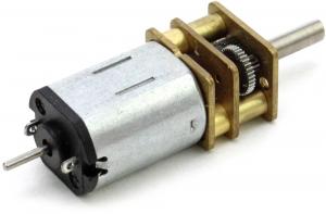 МОТОР-РЕДУКТОР 6.0V  250RPM 50:1 GEARMOTOR HP WITH BACK SHAFT