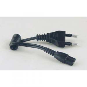 ШНУР ПИТАНИЯ ДЛЯ ЭЛЕКТРОБРИТВ <- 220V УНИВЕРСАЛЬНЫЙ 8-ОБРАЗНЫЙ MINI(10.5*5мм) 0,2м ЧЕРНЫЙ