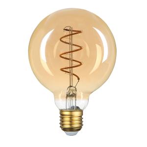 ЛАМПА LED 220V E27 ДЕКОРАТИВНАЯ ФИЛАМЕНТ  8.0W 2700K G95SS 540Лм General золотая спираль 