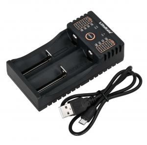 ЗАРЯДНОЕ УСТРОЙСТВО USB (2xR3/R6, A, SC, C, Li-Ion 2x26650/20700/18650/18490/17700/17500/16340/14500/10440) LiitoKala Lii-202
