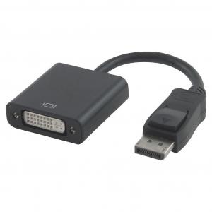 ПЕРЕХОДНИК DisplayPort(M)-DVI(F)24+5pin (DVI24+5) с кабелем черный