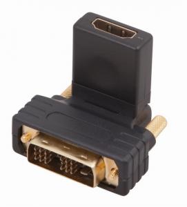 ПЕРЕХОДНИК DVI(M)18+1pin<>HDMI(F) (DVI18+1) ПОВОРОТНЫЙ
