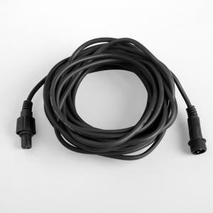 Аксессуар - Удлинитель для гирлянд УМС, 2W 2pin, 10метров, Нить темная, 220V, "Каучук"