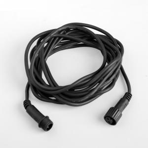 Аксессуар - Удлинитель для гирлянд УМС, 2W 2pin,  5метров, Нить темная, 220V, "Каучук"