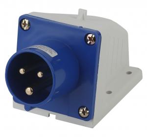 ВИЛКА 220В 513 СТАЦИОНАРНАЯ 2Р+РЕ 16А IP44 TDM