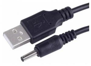 ШНУР ПИТАНИЯ USB(AM)>ДЖЕК 3,50*1,35 1,8м черный