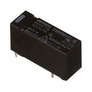 РЕЛЕ  12VDC, Ш10.0*Д28.5*В15.0мм, Ток коммутации 8A 5pin OMRON G6RN-1