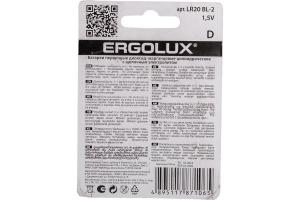 БАТАРЕЙКА 1.5V (D) LR20 ERGOLUX