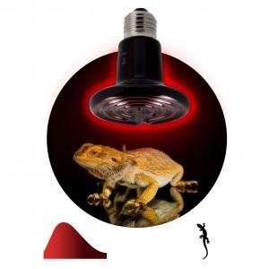 ЛАМПА для обогрева E27 220V 100W ИК инфракрасная керамическая ЭРА