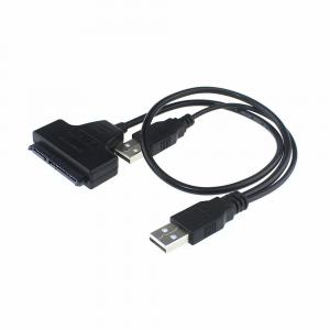 КАБЕЛЬ ДЛЯ HDD SATA 2.5" / 3.5" USB2.0x2 SATA7 (3.5" РАБОТАЕТ ТОЛЬКО С БЛОКОМ ПИТАНИЯ 12V, не в коплекте)