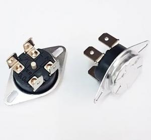 ТЕРМОРЕЛЕ НЗ 092° 250V 16A KSD302T + КНОПКА, 4pin, Уст.:35мм
