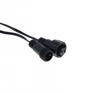Аксессуар - Удлинитель для гирлянд УМС, 2W 2pin, 10метров, Нить темная, 220V