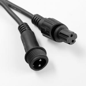 Аксессуар - Удлинитель для гирлянд УМС, 2W 2pin, 10метров, Нить темная, 220V, "Каучук"