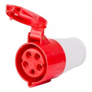 РОЗЕТКА 380В 225 ПЕРЕНОСНАЯ 3Р+РЕ+N 32А IP44 TDM