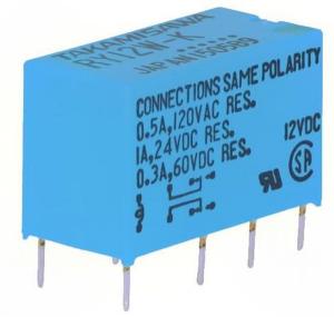 РЕЛЕ  12VDC, Ш10.0*Д20.0*В11.0мм, Ток коммутации 1A 8pin FUJITSU RY-12W-K