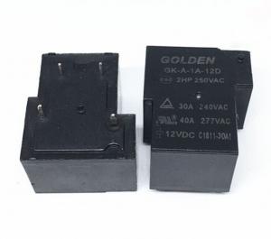 РЕЛЕ  12VDC, Ш27.0*Д32.0*В20.0мм, Ток коммутации 30A 4pin GK-A-1A-12D